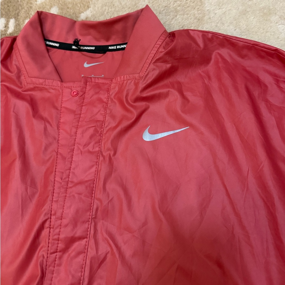 Nike Running magenta pink snap button logo windbreaker women’s size medium - Picture 7 of 13